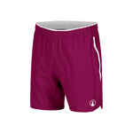 Ropa de tenis Quiet Please Quiet Please Drop 7in Shorts Hombres-berry, blanco