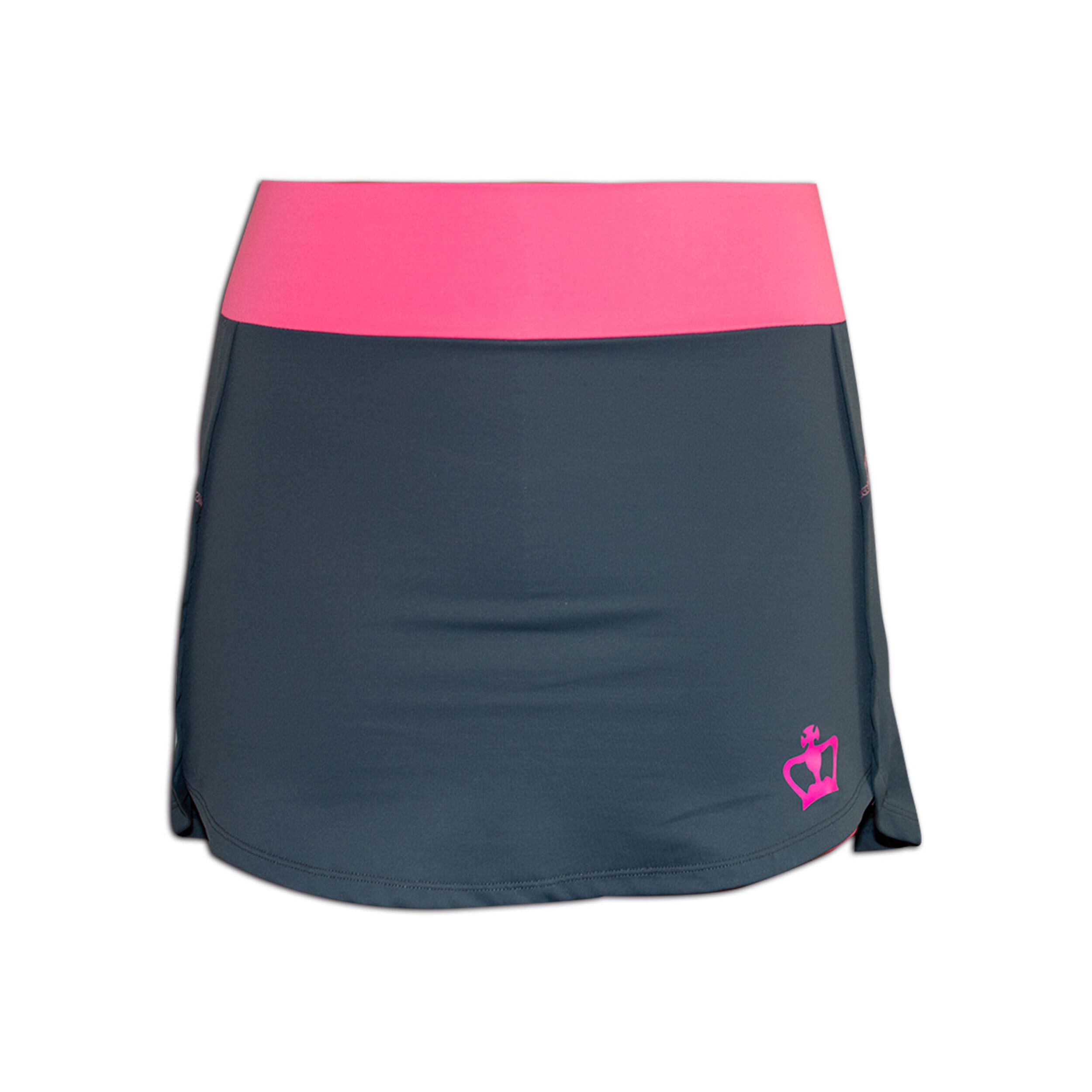 Buy Black Crown Pals Falda Mujeres Gris Rosa online Padel Point ES