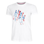 Ropa De Tenis BIDI BADU Shinae Lifestyle Tee - blue/white/red